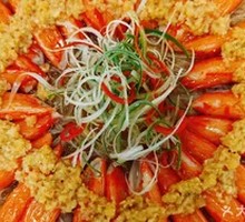 Steamed Crab Stick with Garlic and Vermicelli