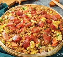 Cantonese Sausage Fried Rice with Egg