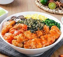 Sweet and Spicy Juicy Chicken Rice