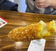 Melted Cheese Hot Dog Sticks