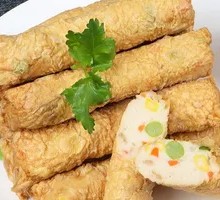 Tofu Skin Shrimp Rolls