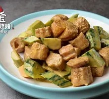 Old Fried Dough with Cucumber