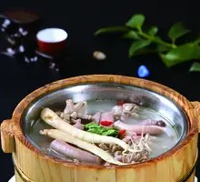 Charcoal-grilled lamb penises