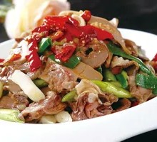 Spicy Lamb Offal Stir-Fry