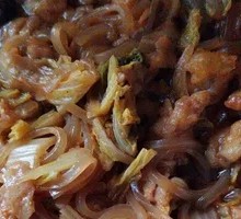 Pork Belly with Cabbage and Vermicelli
