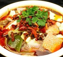 Spicy Dan Dan Noodles with Blood Sausage