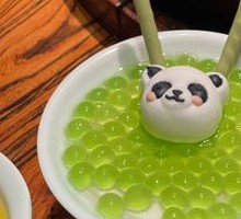 Green Grape Ice Tofu Pudding
