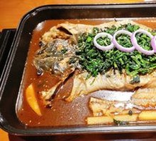 Sauce-Flavored Grilled Fish