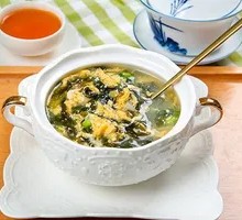 Seaweed and Egg Soup