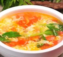 Tomato Egg Drop Soup