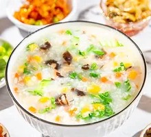 Vegetable Rice Porridge