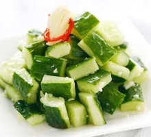 Garlic Cucumber Salad