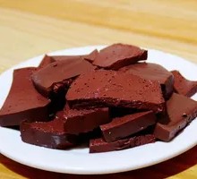 Spicy Stir-Fried Lamb Blood