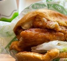 Double Iron Plate Tender Chicken Burger