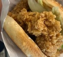 Crispy Chicken Leg Burger