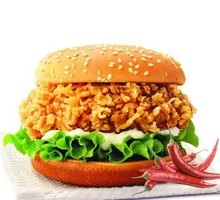 Crispy Chicken Leg Burger