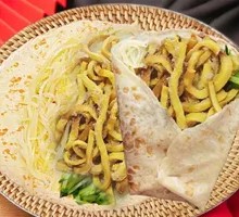 Golden Tofu Roll Wraps