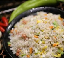 Enoki Mushroom Fried Rice