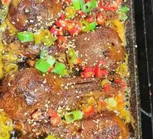Sizzling Duck Heads