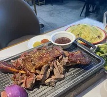 Charcoal-Grilled Mongolian Lamb Leg