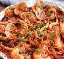 Fresh Shrimp and Clam Noodles