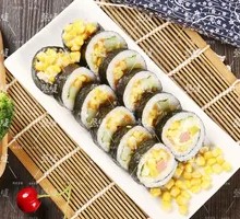 Cheese Corn Seaweed Rice Roll