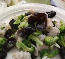 Broccoli Squid Stir-fry