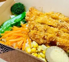 Warm Chicken Cutlet Meal