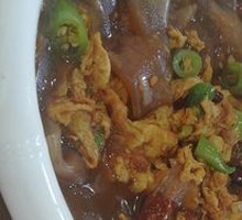 Goose Egg Stir-fried Rice Noodles