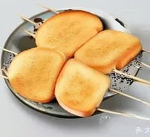 Grilled Steamed Bun Slices