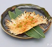 Grilled Enoki Mushrooms