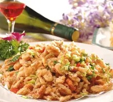 Pan-fried River Shrimp Pancake