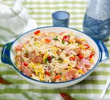 Sausage Egg Fried Rice