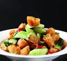 Fried Dough with Cucumber