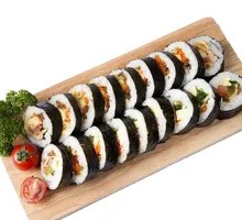 Black Pepper Pork Cutlet Seaweed Rice Roll