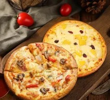 Orleans Chicken Pizza with Fruit Pizza