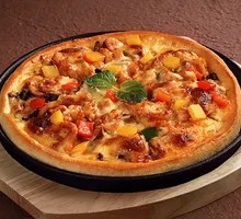 Pineapple Fried Chicken Pizza