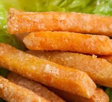 Glazed Sweet Potato Strips