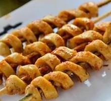 Fried Wheat Gluten Skewers