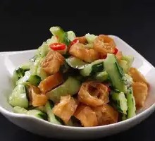 Old Fried Dough with Cucumber