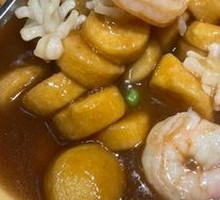 Shrimp and Tofu Cubes