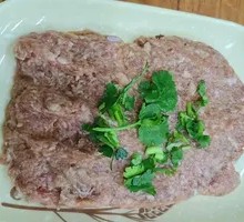 Hand-Beaten Lamb Meatballs