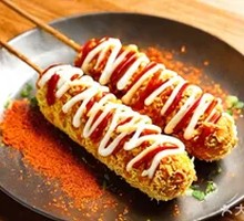 Melted Cheese Hot Dog Stick