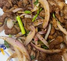 Scallion Stir-Fried Lamb