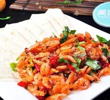 Pan-fried River Shrimp Pancake