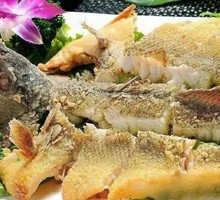 Garlic-Flavored Sea Bass