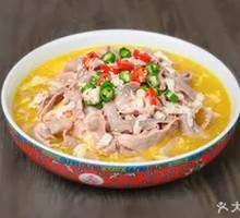 Sour Soup with Lamb and Enoki Mushrooms