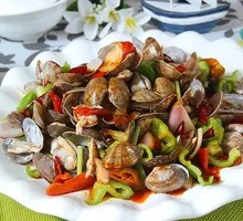 Spicy Stir-Fried Clams