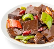 Spicy Stir-Fried Pig Blood