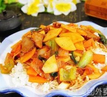 Beef and Potato Rice Bowl